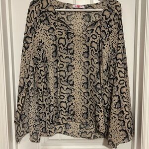 BuddyLove Snake Print Women's Top